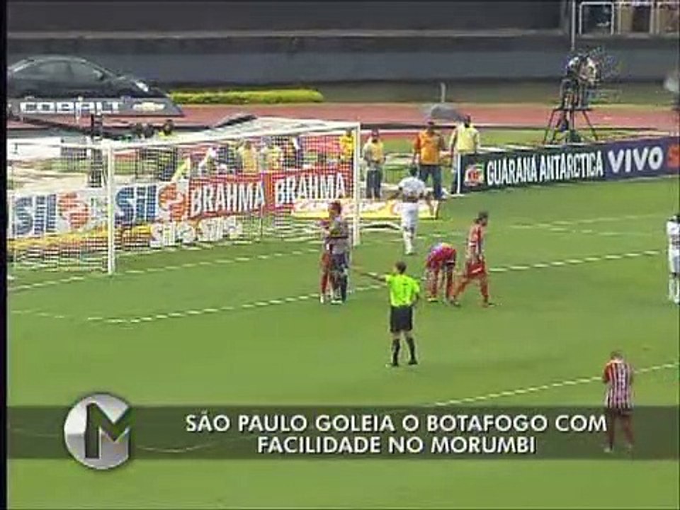 São Paulo 4 x 0 Botafogo  22012012  1ª rodada  Melhores Momentos  Paulista 2012