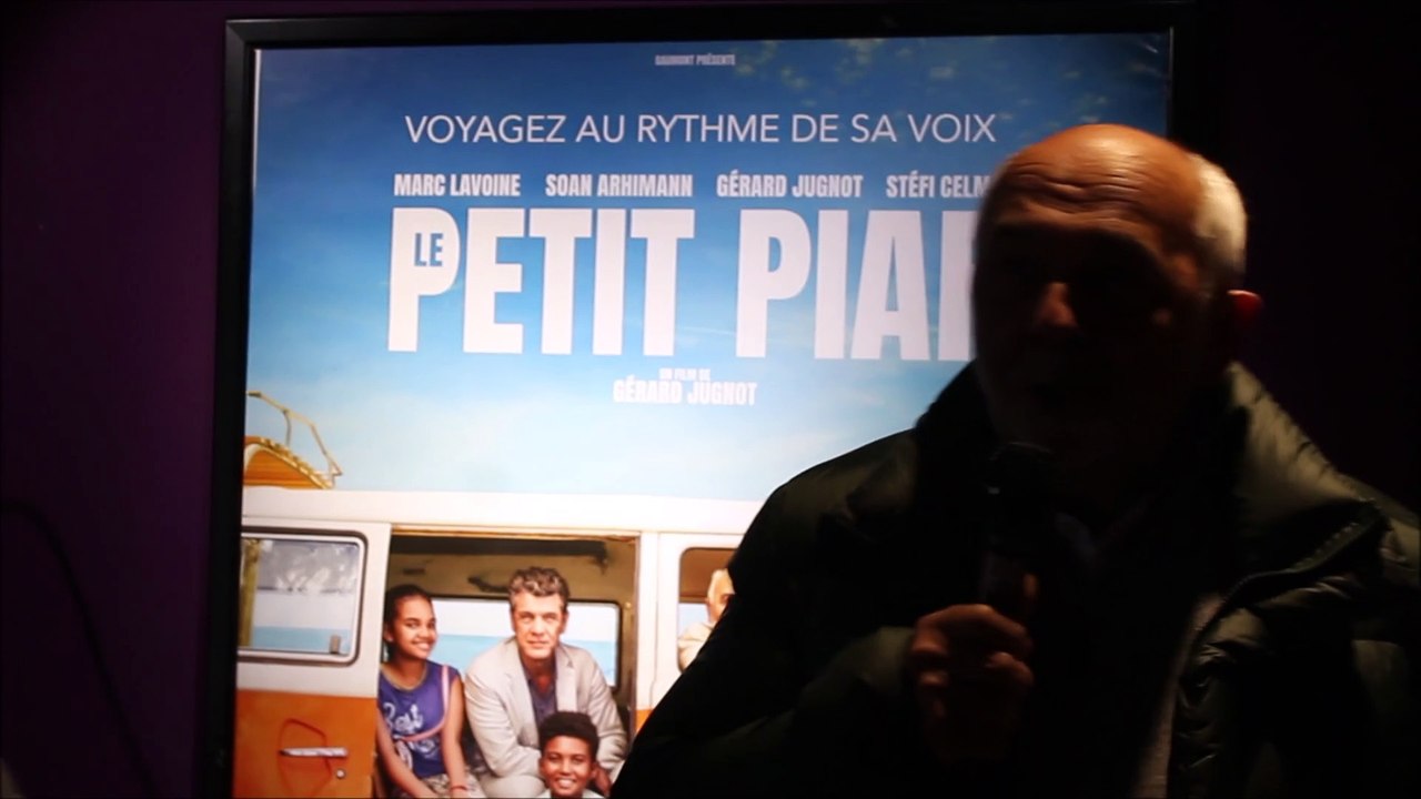 AVP du film "Le Petit Piaf" au Ciné Pôle Sud de Basse-Goulaine,11/12/2022:Interview de Gérard JUGNOT