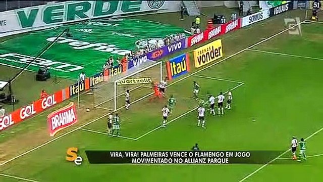 Palmeiras vence o Flamengo em jogo movimentado no Allianz Parque
