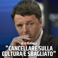 Renzi sull'abolizione di 18App: "Cancellare sulla cultura è sbagliato"