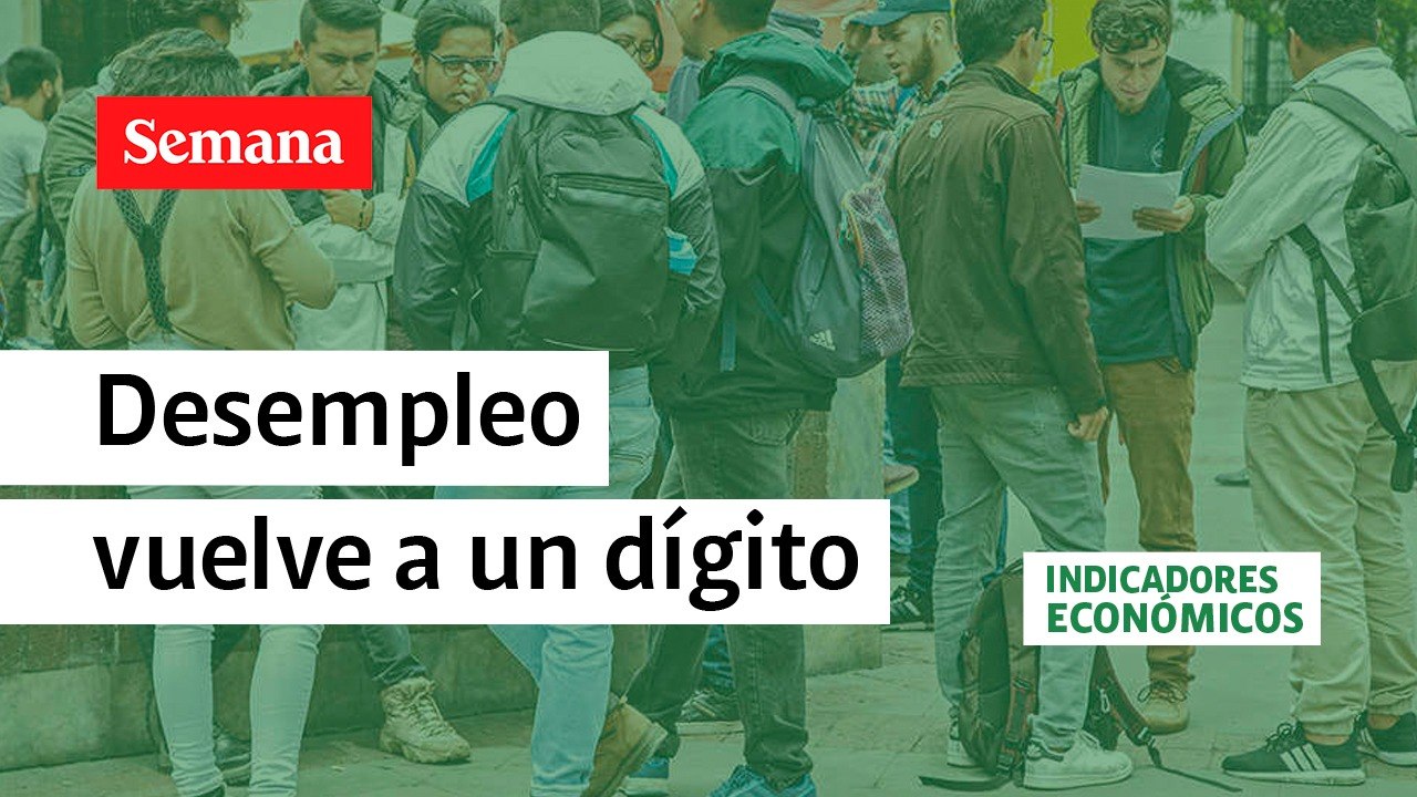 Desempleo en Colombia en octubre del 2022 llegó a un dígito: los números