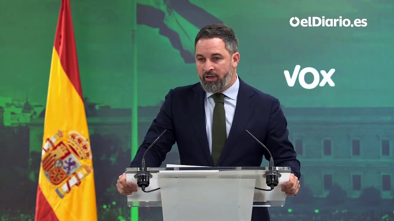 Abascal reconoce contactos con Arrimadas y Rosa Díez para preparar la moción de censura contra Sánchez