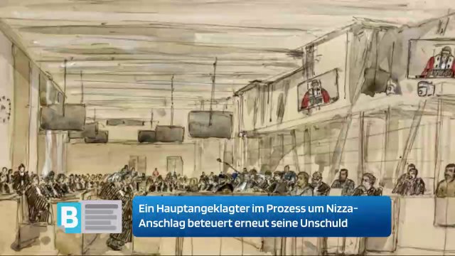 Ein Hauptangeklagter im Prozess um Nizza-Anschlag beteuert erneut seine Unschuld