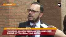 “En Buenos Aires todos miran a Misiones por su calidad institucional”, dijo Sartori