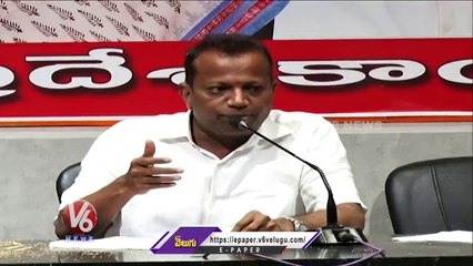 Former MLA Eravathri Anil Comments On Poultry Feed Scam At Gandhi Bhavan _ V6 News