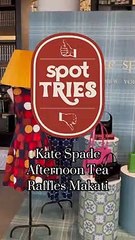 Kate Spade Afternoon Tea at Raffles Makati