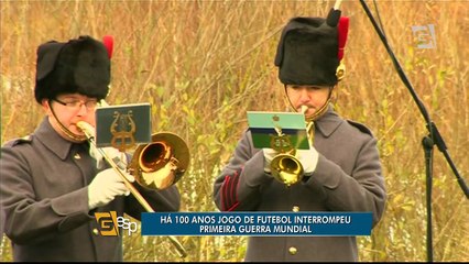 Durante a Primeira Guerra, rivais trocaram armas por futebol