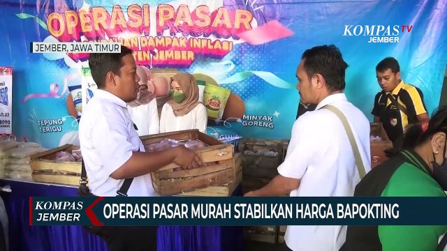 Pemkab Jember Gelar Operasi Pasar Murah Stabilkan Harga Bapokting