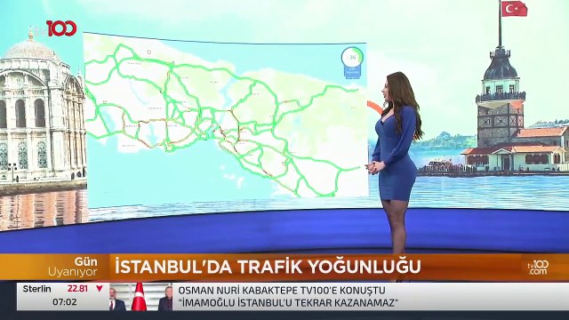 Ela Rumeysa Cebeci trafik istanbul canli tv100 12/12/2022