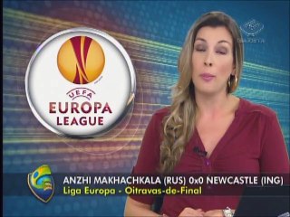 Confira os gols dos jogos de ida das oitavas de final da Liga Europa