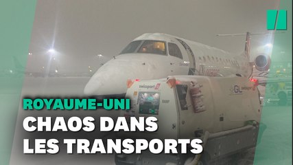 Royaume-Uni : les transports en plein chaos à cause de la neige et du gel