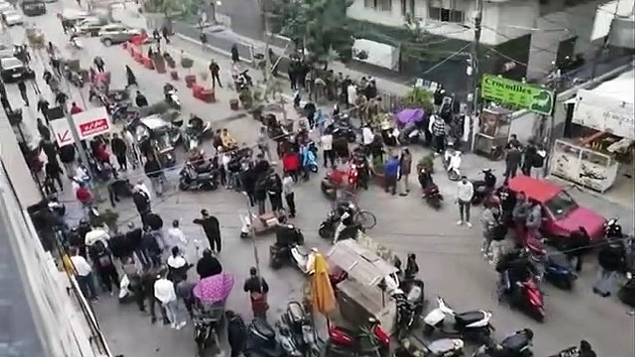 احتجاجات على إطلاق النار على شاب