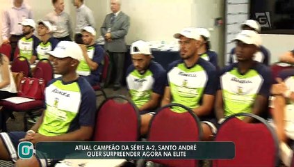 Atual campeão da Série-A2, Santo André quer surpreender no Paulista