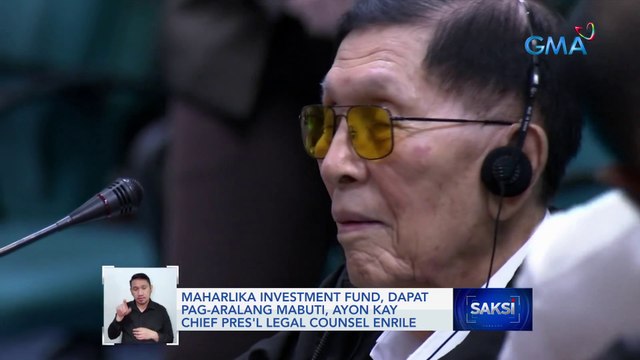 Maharlika Investment Fund, dapat pag-aralang mabuti, ayon kay Chief Pres'l Legal Counsel Enrile | Saksi