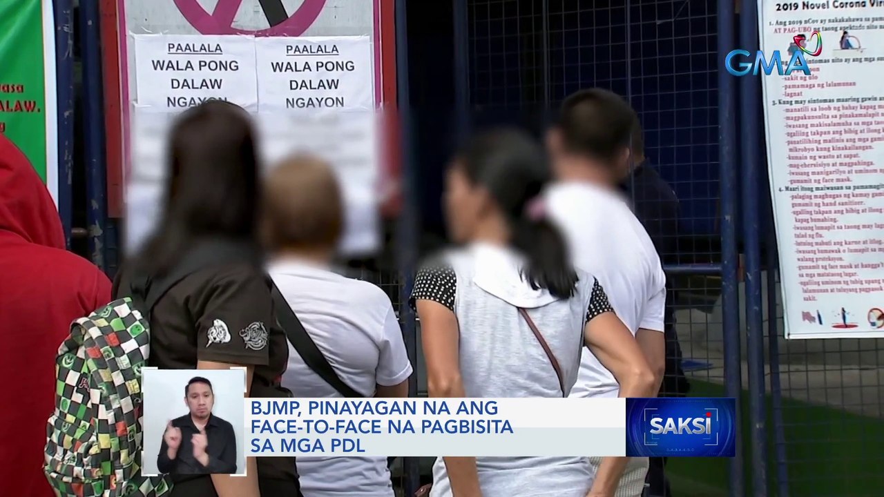 BJMP, pinayagan na ang face-to-face na pagbisita sa mga PDL | Saksi