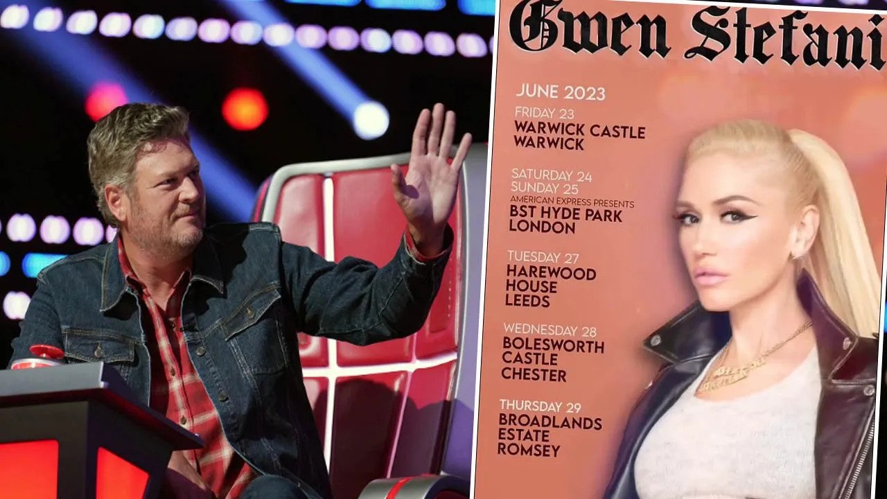 Blake Shelton leaves The Voice! Shelton does 'everything' so Gwen Stefani can comfortably tour
