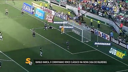 Corinthians vence Palmeiras em primeiro clássico do ano