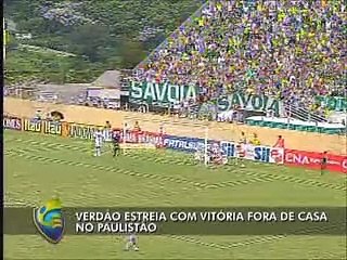 Verdão estreia com vitória fora de casa no Paulistão