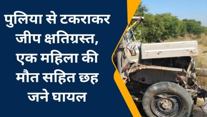 ब्रेकिंग: तेज रफ्तार जीप पुलिया से टकराई और मच गई चीख-पुकार