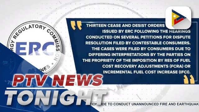 ERC prohibits retail electricity suppliers to issue disconnection notice to big-ticket customers