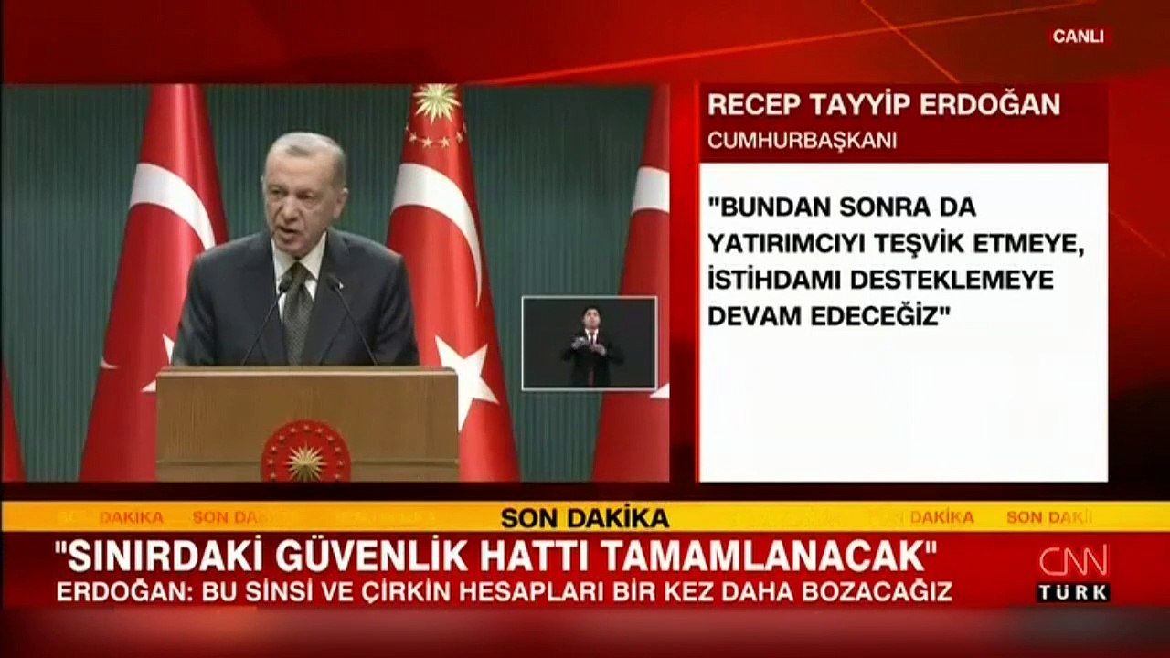 Cumhurbaşkanı Erdoğan'dan enflasyonla mücadele mesajı