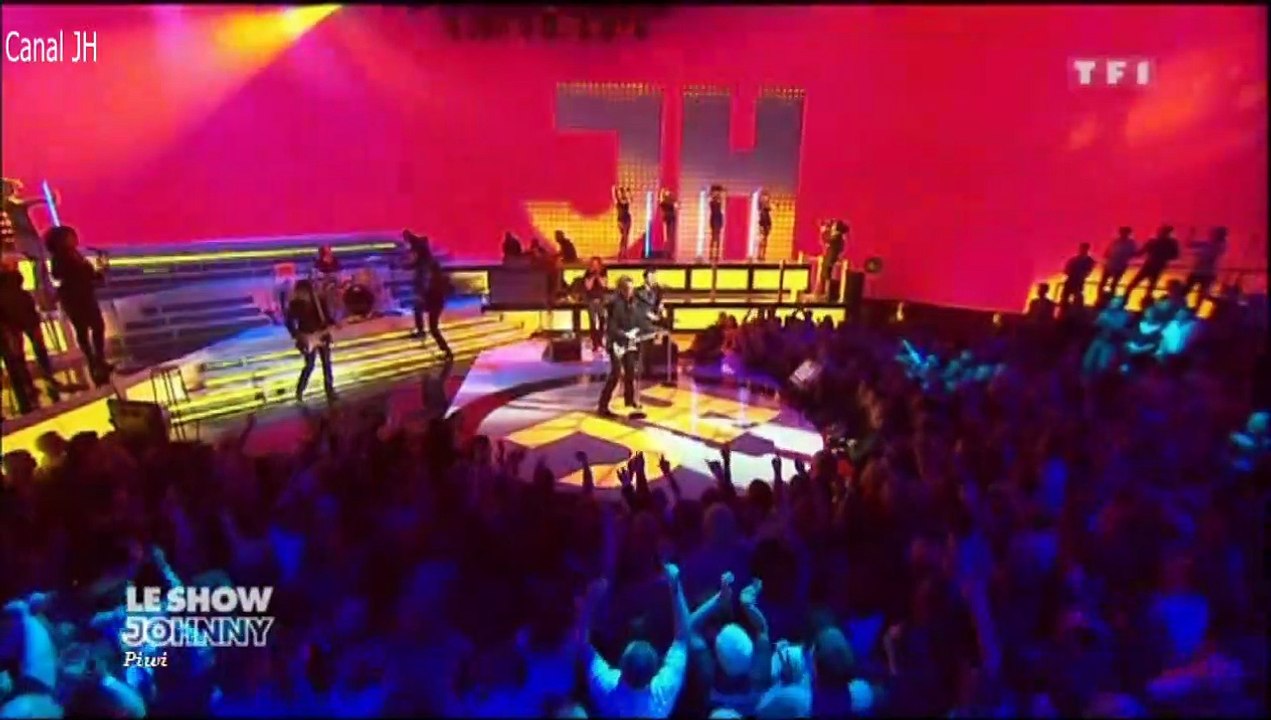 Johnny-Hallyday et Christophe Mae  "Gabrielle" 2011