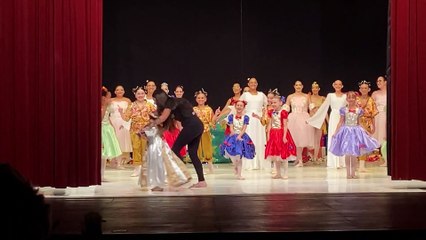 Little Ballerina Takes Her Time to Shine at Performance