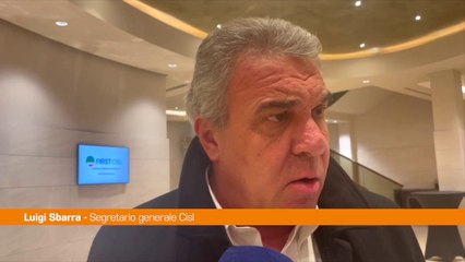 Manovra, Sbarra "Per la Cisl luci e ombre"