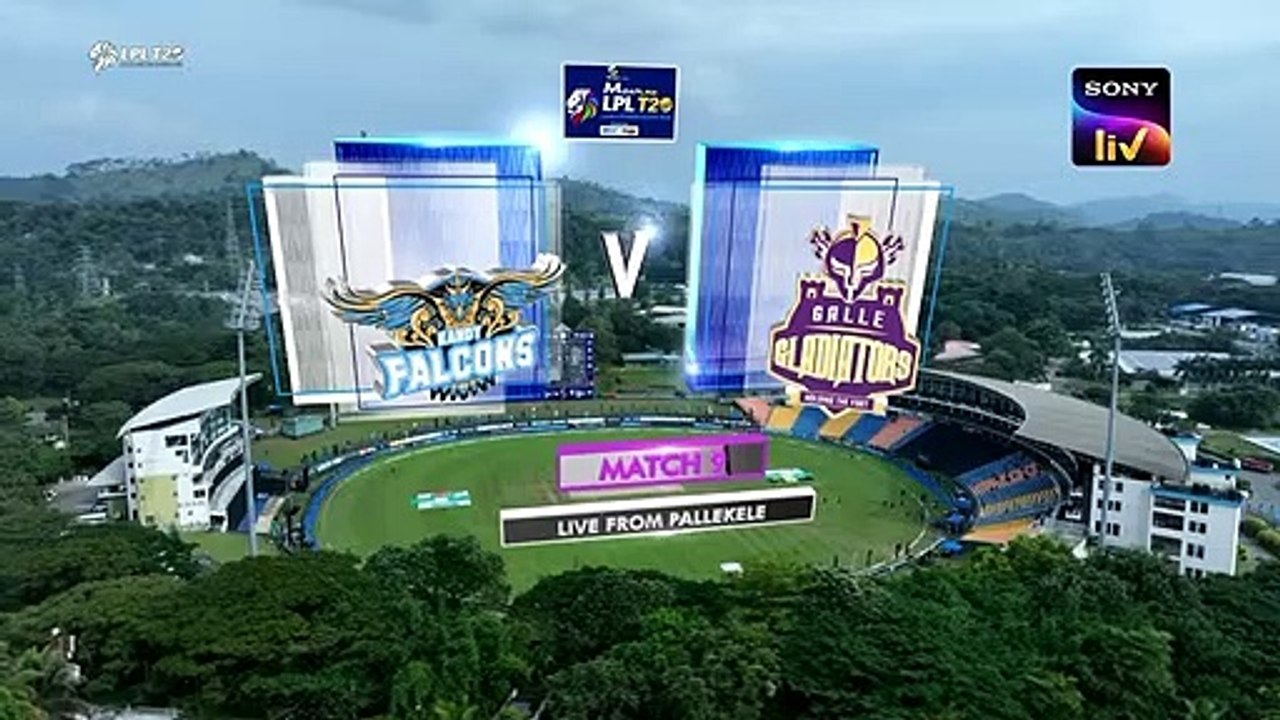Lanka Premier League 22 highlights - Galle Gladiators vs Kandy Falcons highlights match today