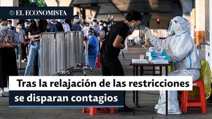 Casos de Covid-19 se disparan en China tras la relajación de las restricciones
