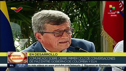Pablo Beltrán: No tenemos otros invitados a procesos de negociación