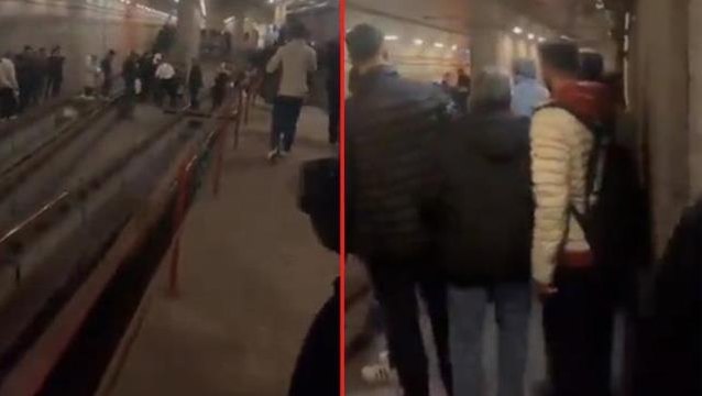 İstanbul'da metro arızalandı! Vatandaşlar duruma tepki gösterdi