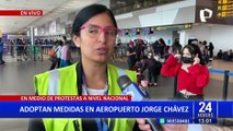 Aeropuerto Internacional Jorge Chávez suspenden vuelos a Cusco y Arequipa