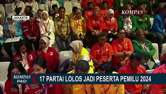 KPU Tetapkan 17 Parpol Lolos sebagai Peserta Pemilu 2024, Tiga Diantaranya adalah Partai Baru!