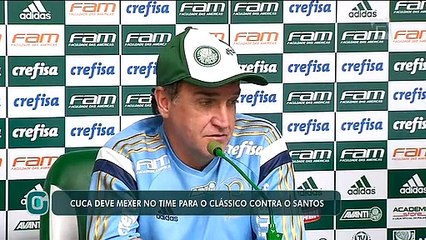 Cuca deve mexer no time para clássico contra Santos
