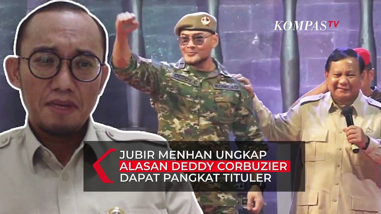 Jubir Prabowo Ungkap Alasan Pemberian Pangkat Tituler untuk Deddy Corbuzier