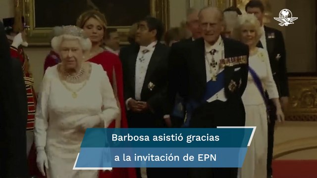 Así fue la vez que Miguel Barbosa cenó junto a la Reina Isabel II y Enrique Peña Nieto