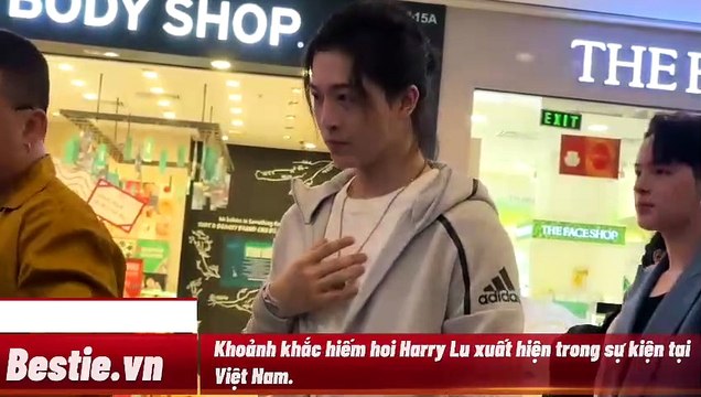 Khoảnh khắc hiếm hoi Harry Lu xuất hiện trong sự kiện tại Việt Nam.