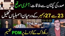 Dissolution of Assemblies | President Alvi Meets Former PM Khan | Imran Riaz Khan Exclusive Analysis