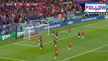 France vs Morocco 2022 World Cup Highlights 🇫🇷🇲🇦