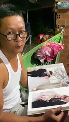 Bố xem ảnh cưới con gái nhận không ra: Sửa quá trời sau gạt con cháu