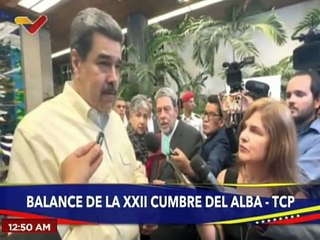 Download Video: Pdte. Maduro ofrece balance de la XXII Cumbre del ALBA-TPC a medios de comunicación Internacionales