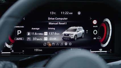 The new Nissan Pathfinder in Blue Infotainment System