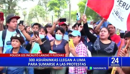 Chosica: grupo de asháninkas intervenidos por la PNP serían exsoldados del Ejército