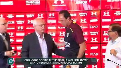Jogadores do São Paulo se reúnem em evento beneficente no Morumbi