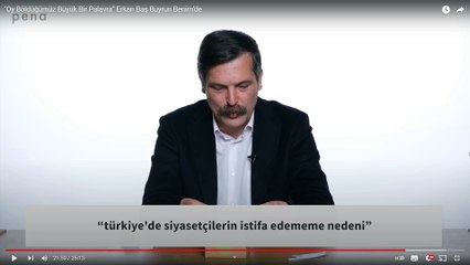 Erkan Baş'tan "Türkiye'de siyasetçiler neden istifa edemiyor?" sorusuna güldüren yanıt