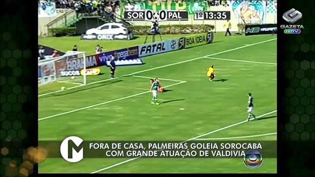 Assista aos gols da goleada do Palmeiras contra o Atlético Sorocaba