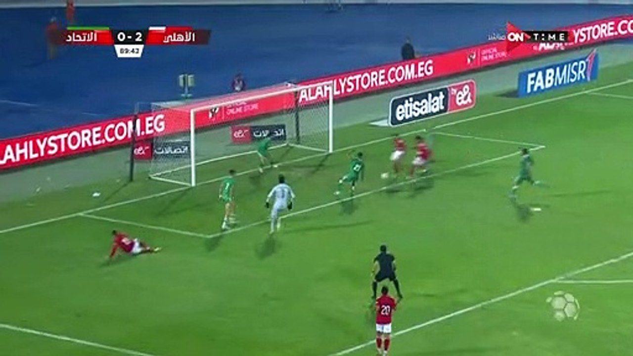 الهدف الثالث للنادي الاهلي ضد الاتحاد السكندري