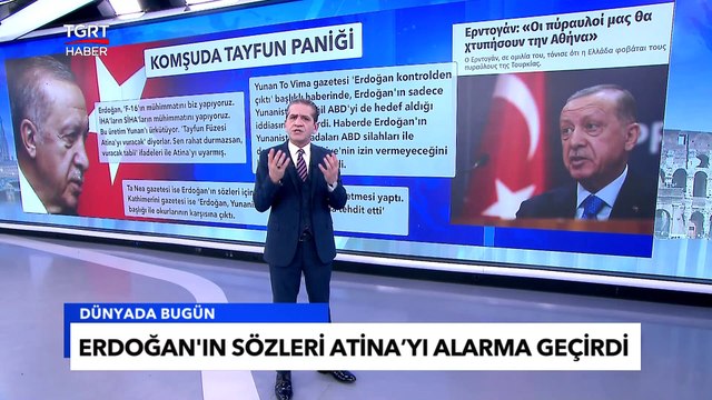 Erdoğan 'Rahat Durmazsan Vurur' Dedi Yunanistan Korkudan Alarma Geçti- Tuna Öztunç İle Dünyada Bugün