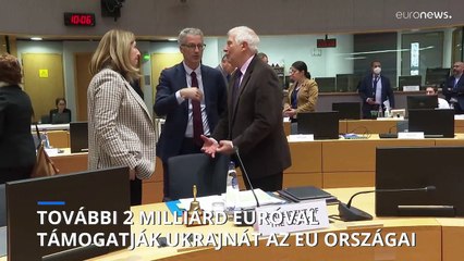 További 2 milliárd euróval támogatják Ukrajnát az EU országai